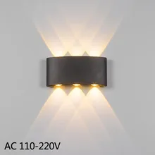 

LED wall sconce lamp 2W 4W 6W led outdoor wall lamp IP65 surface mounted outdoor led cube lamp wateproof Up and down