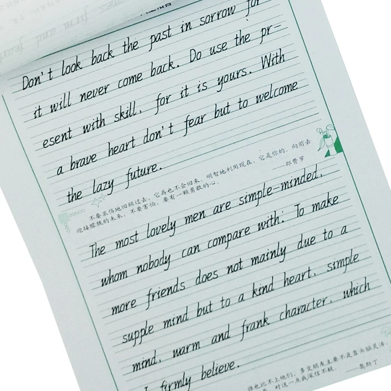 72 8 De Réductionstylo Anglais Cahier Pour Calligraphie Sima Yan Copybooks Citations En Anglais Seulement Cahier Dexercices Pratique Anglais