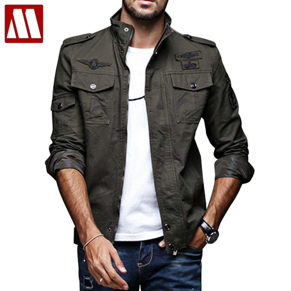 New Brand Mens Bomber Jacket 2019 Jacket Mandarin Collar