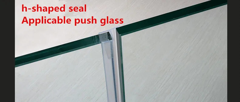 2 м Ванна Душ экран резиновые большие уплотнения водонепроницаемые ленты стеклянная дверь, нижнее уплотнение Длина: от 6 до 12 мм стекло tiras de sellado