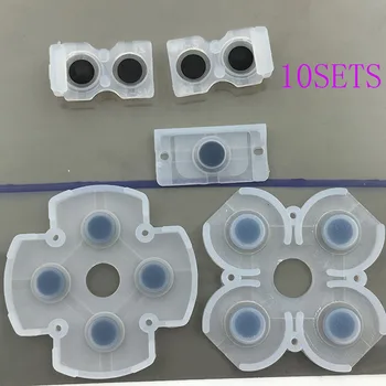 

10SETS Rubber Conductive Adhesive Pad Replace Repair Parts Set for PS4 Controller