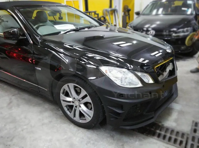 2010-2013 Mercedes Benz C207 W207 E Class Coupe Prior Design Style Body Kit Actual Fitted Pics (4)