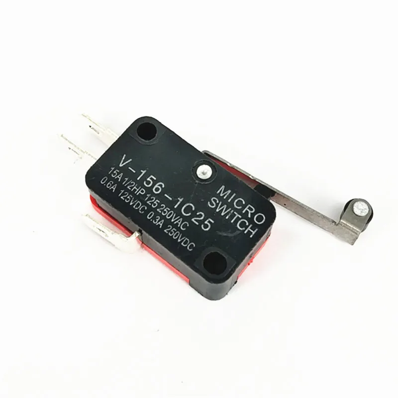 

1pcs V-156-1C25 microswitch with long wheel Limit switch silver point