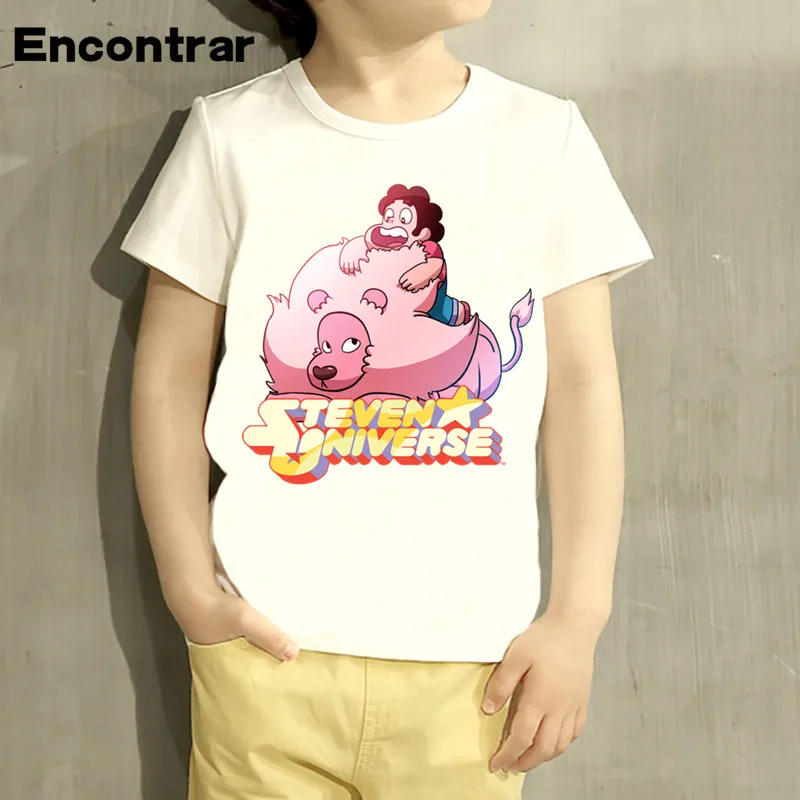 

kids Steven Universe Logo Design TShirt Boys/Girls Great Casual Short Sleeve Tops Children Cute T-Shirt,ooo5053