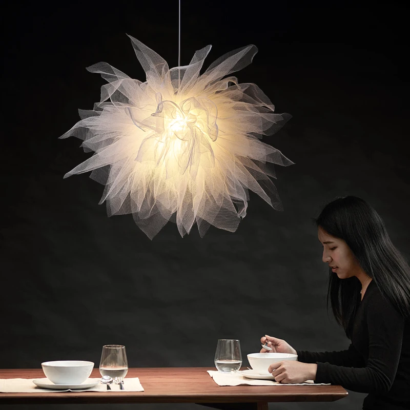 

Nordic Modern Pendant Ceiling Lamps Ins Simple Romantic LED Pendant Lights Lighting Loft Living Room Bedroom Hanging Light Decor