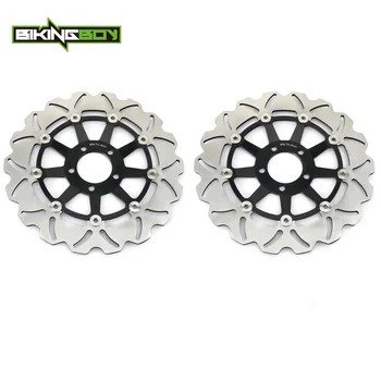 

BIKINGBOY Front Brake Discs Disks Rotors For Kawasaki Ninja ZX9R 00-01 ZZR 1100 90-03 ZRX 1000 97-05 ZRX 1200 R S ZR 1100 Zephyr