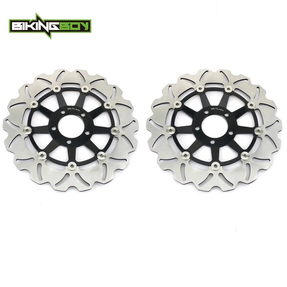 BIKINGBOY для KAWASAKI ZX9R 2000-2001 ZZR 1100 90-03 ZR Zephyr/RS ZXR 750 ZRX 1200 R S передние тормозные диски
