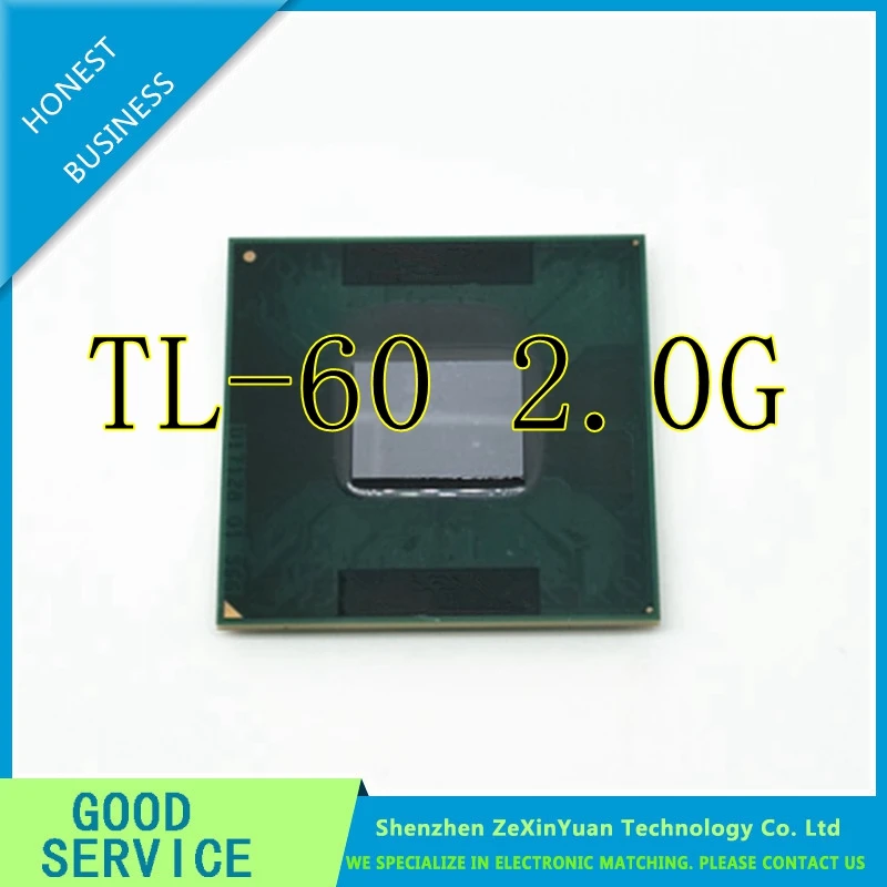 

cpu laptop Turion TL-60 CPU 1M Cache/2.0GHz/Socket S1/Dual-Core Laptop processor tl60 TL 60