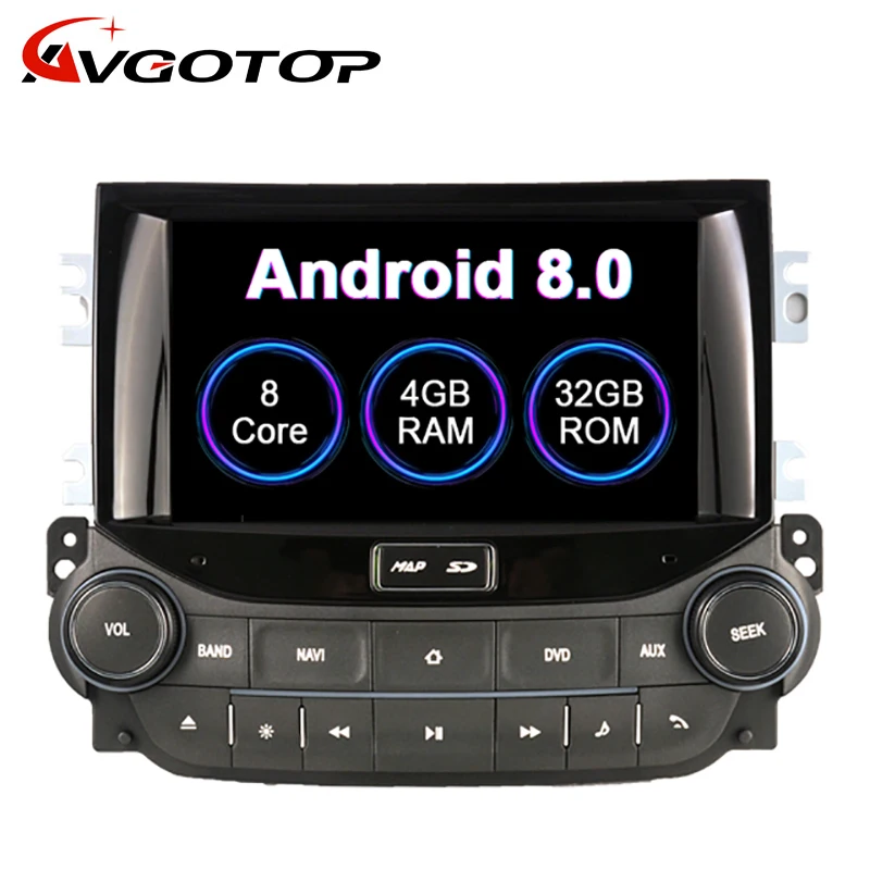 

AVGOTOP S200 Octa Core Android 8.0 Car Radio Navigation For CHEVROLET Malibu GPS Vehicle DVD