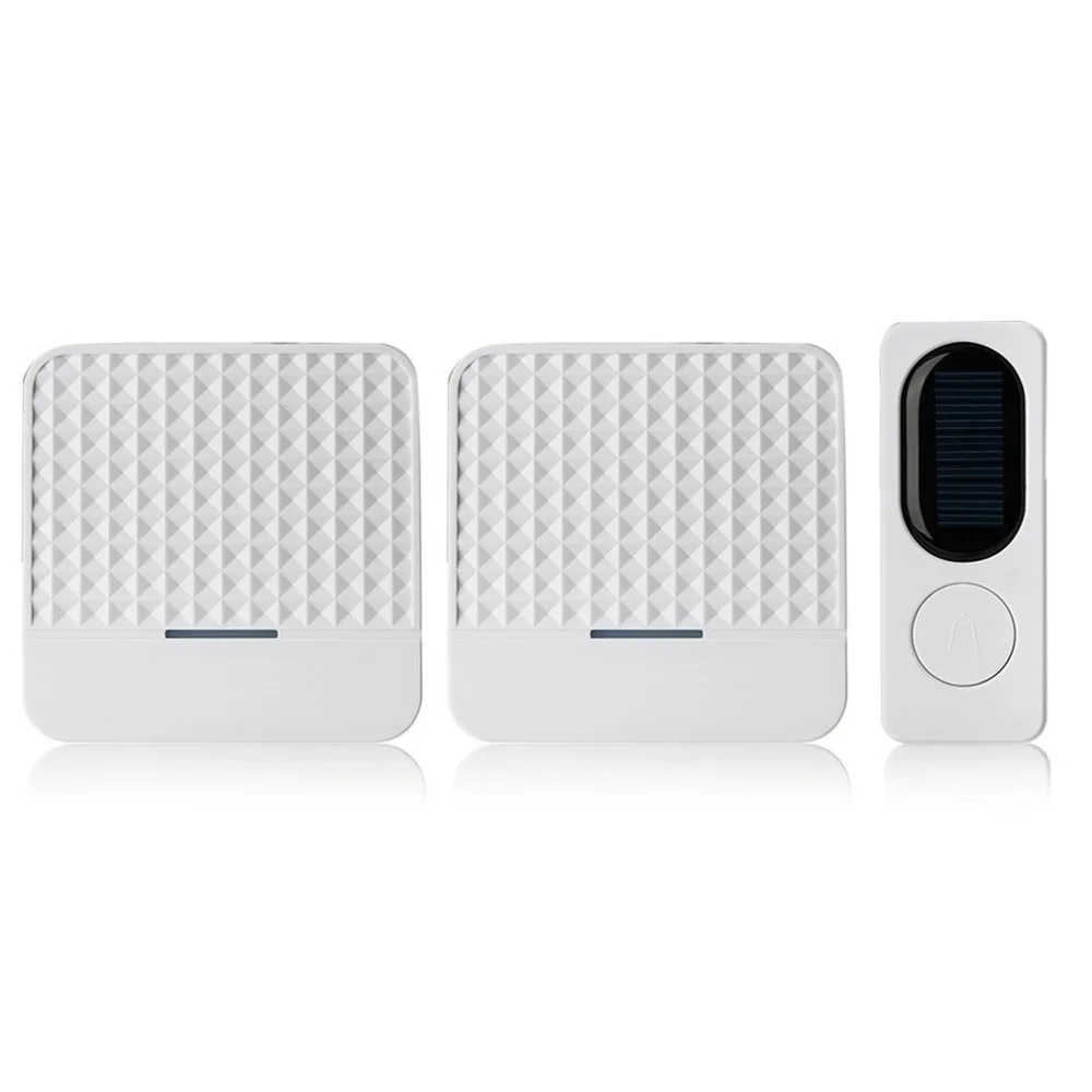 

Waterproof Solar Power Wireless Doorbell With Night Light 52 Songs Chime 300M Sensoring Range Door Bell Home Alert System