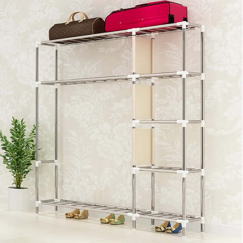 GIANTEX Cloth Wardrobe For clothes Fabric Folding Portable Closet Storage Cabinet Bedroom Home Furniture GIANTEX Cloth Wardrobe For clothes Fabric Folding Portable Closet Storage Cabinet Bedroom Home Furniture