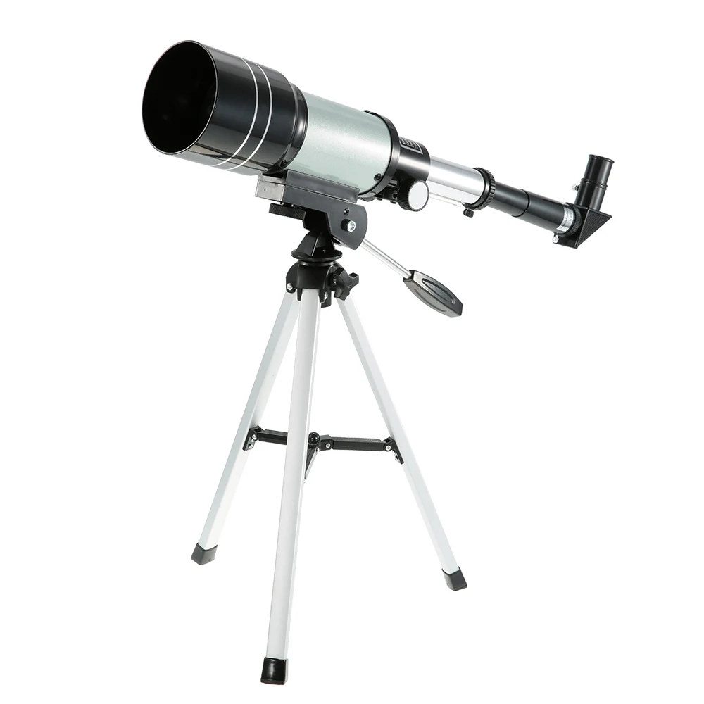 150X Professional Astronomical Telescope Outdoor HD Monocular Refractive Space Travel Spotting Scope with Portable Tripod Lever