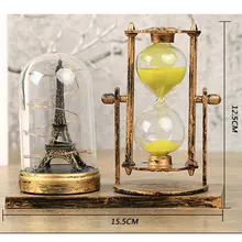 Винтажные песочные часы светодиодный светильник башня настольная лампа украшения для дома GHS99