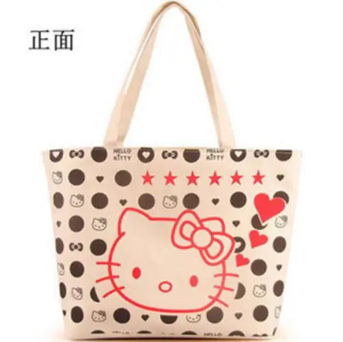 Hello kitty сумка для покупок/Сумка-тоут кошелек yey-1289 - Цвет: White