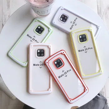 

10pcs/lot Novelty Candy Colors Heave Duty Phone Case Cover For Huawei Mate20pro P30pro For iPhone Shell Body Protection