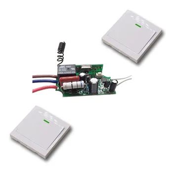 

New Arrival AC 220V 1CH Wireless RF Remote Control Switch System Transmitter+ Receiver for Smart Home 315/433mhz