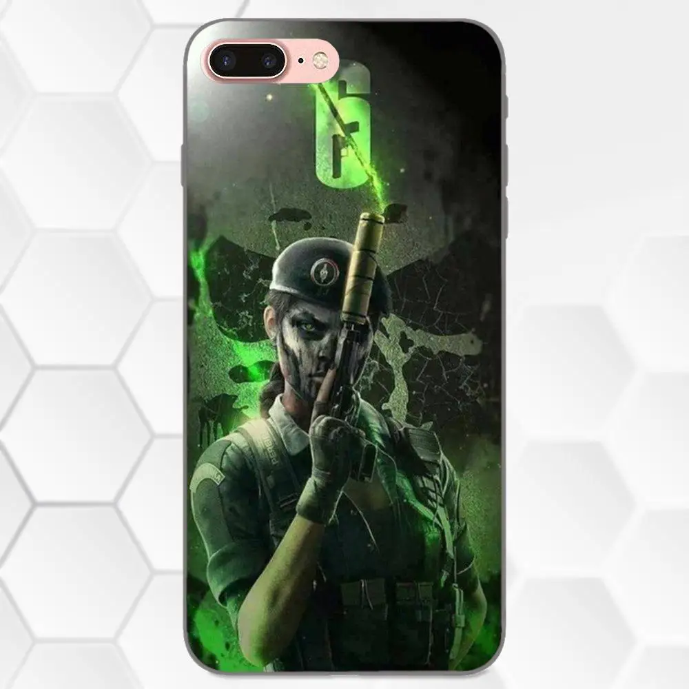 Распродажа Роскошный чехол для Apple iPhone X XS Max XR 4 5 6 6S 7 8 Plus Rainbow Six Siege|Бамперы| |