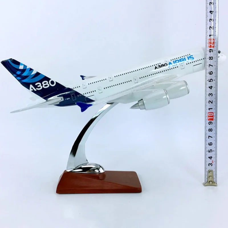30 см 1:250 масштаб Airbus A380-800 Модель Прототип Летающая авиакомпания с базовым сплавом самолет коллекционный дисплей игрушка Коллекция