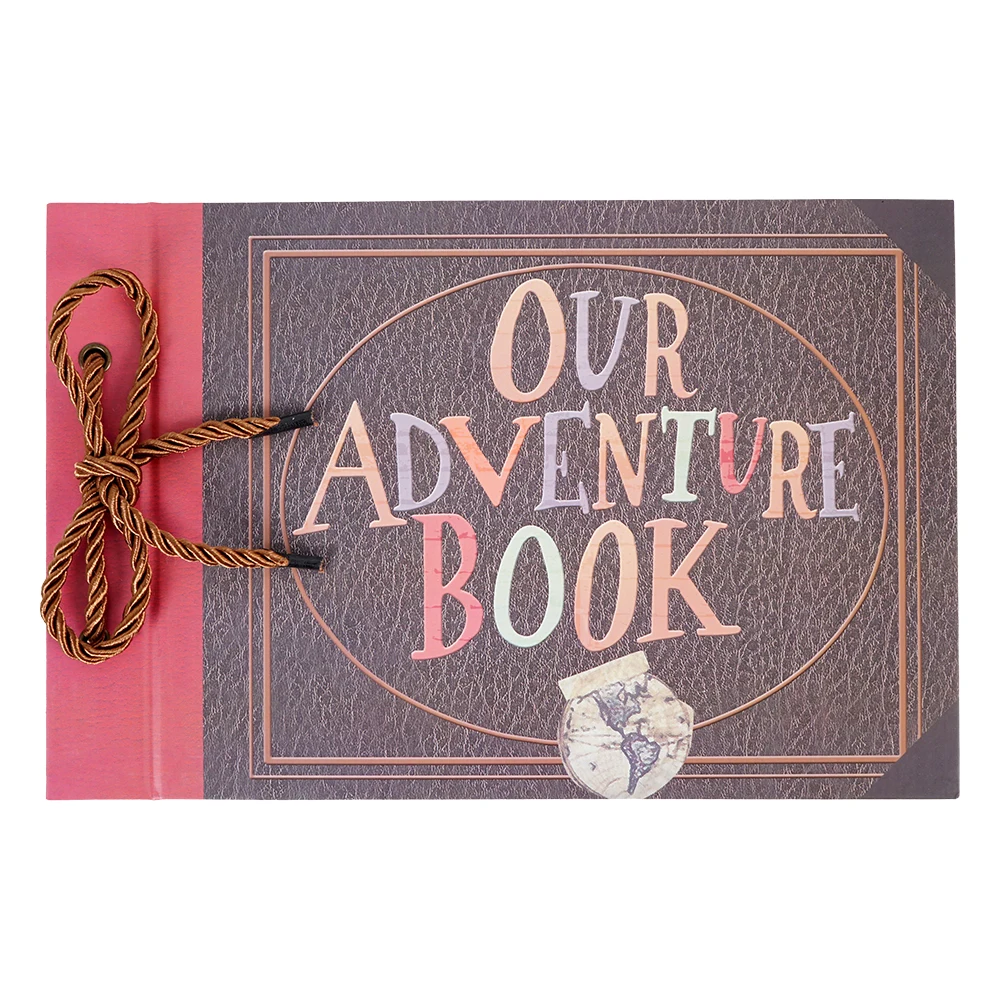

Vintage Kraft DIY Photo Album Loose-leaf Scrapbook Memory Picture Book Home Decor Advanture Wedding Travel Recording Books
