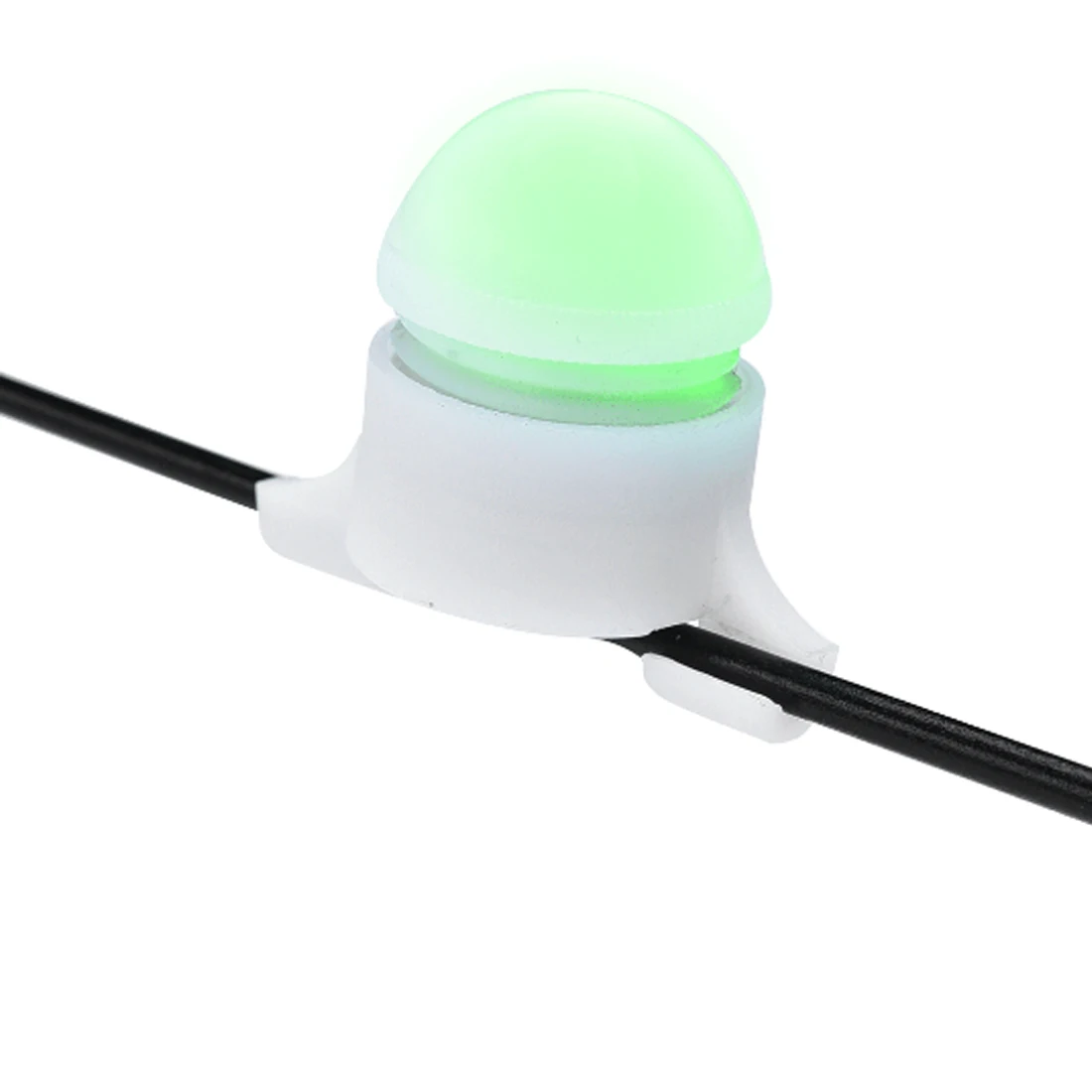 

New Strike Alert Night Fishing LED Rod Tip Clip on Fish Bite Alarm Light Electronic Fishing Accessories with Rod Adapter