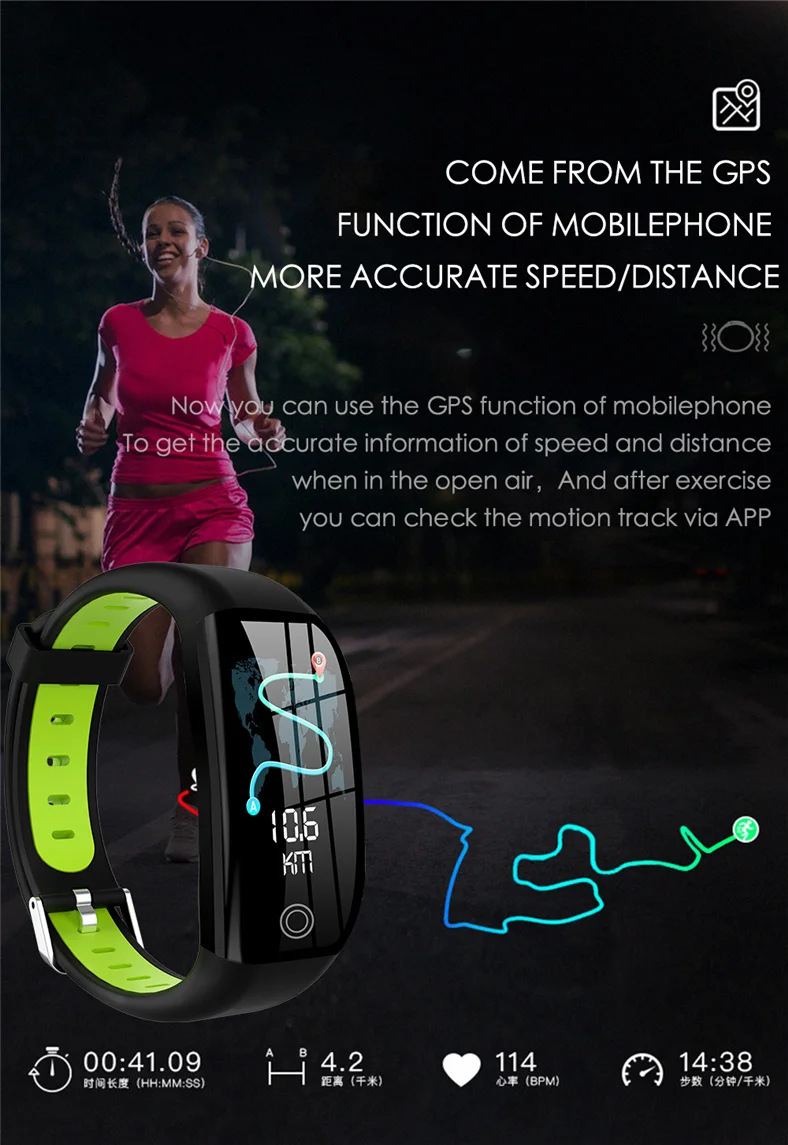 New Arrivals Smart Watch Support Heart Rate Monitor Blood Pressure Fitness Bracelet Sports Activity Tracker Alarm Clock Watch