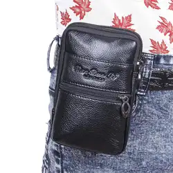 Чехол поясная сумка кожа Хип кошелек для мужчин ячейки/мобильный Фанни поясная сумка телефонная упаковка бум