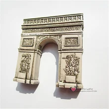1 шт. Франция Париж Триумфальная арка Цифры Игрушки Магнит автомобиля домашнего офиса холодильник украшения туристический сувенир подарки для детей