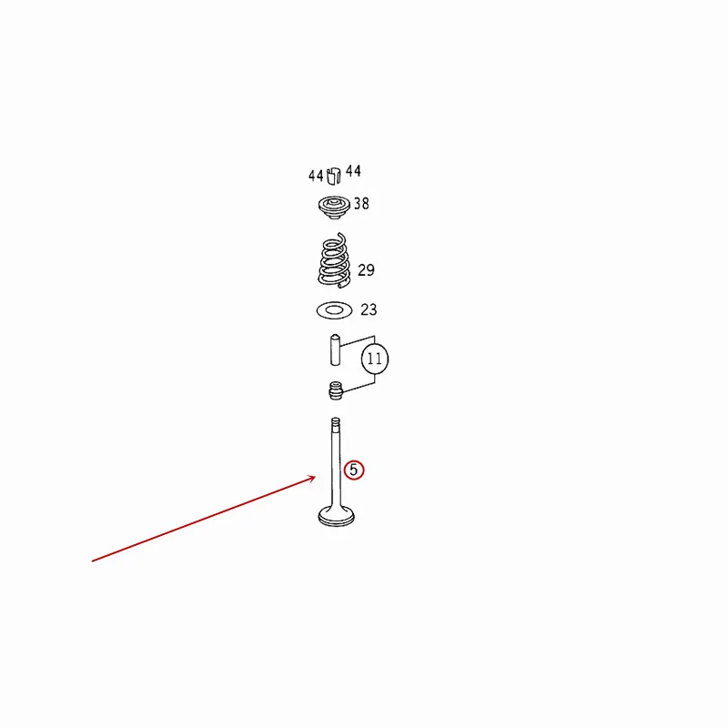 1130530501 Впускной Выхлопной Клапан клапанный двигатель подходит для W220 C200 E280 R350mer КНИ Эс-быть nzML450 впускного клапана подъемник
