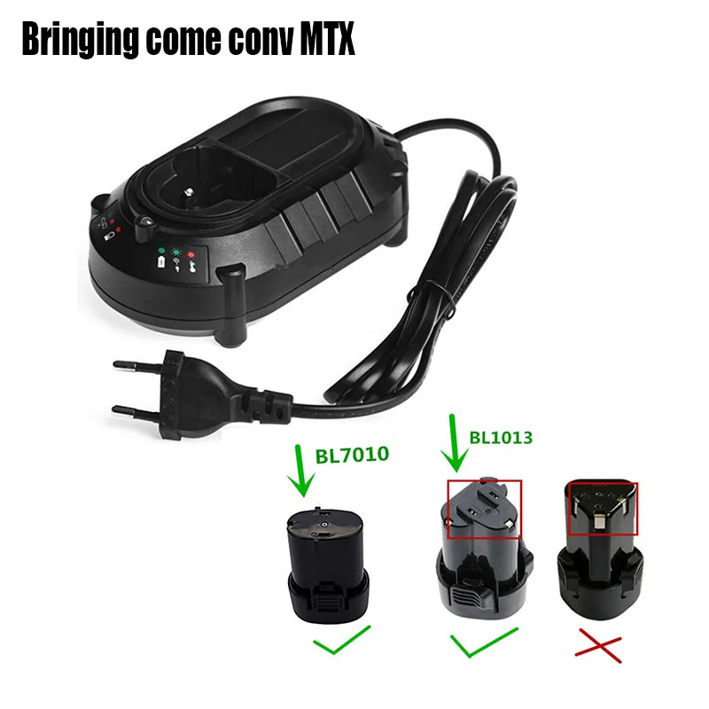 Зарядное устройство для MAKITA BL1013 BL1014 10 8 V литий ионная батарея DC10WA электрическая