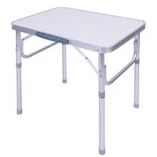 Алюминиевый сплав регулируемый складной стол на открытом воздухе стол подставка лоток для сада кемпинга пикника стол
