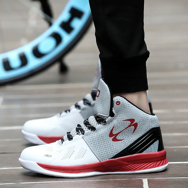 

Man High-top Jordan Basketball Shoes Men's Cushioning Light Basketball Sneakers Anti-skid Breathable Outdoor Sports Jordan Shoes