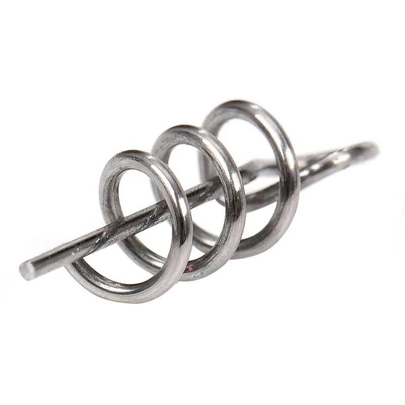 

Updated16.5Mm Fishing Hook Tackle Centering Pin Twistlock 100Pcs Fishing Baits Lure Rigs Fixed Latch Needle Spring Twist Lock