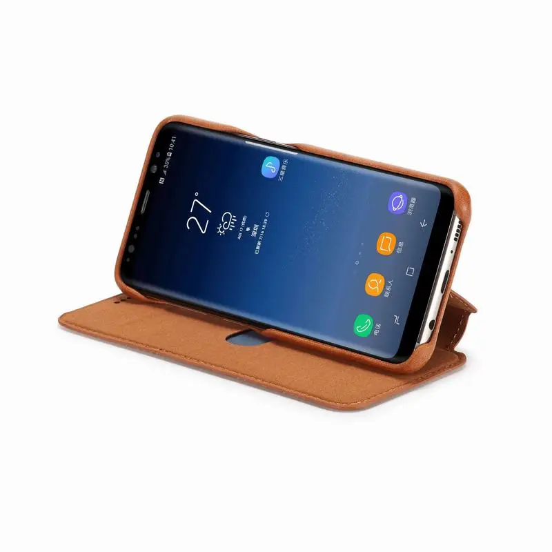 Кожаный чехол-портмоне с откидной крышкой для samsung S8 S9 плюс S7 Edge Note 9 8 Бизнес бумажник Coque для samsung S10 Plus E 5G чехол для телефона