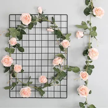 

1.8m 3 Colors Artifical Flowers Australia Rose Vine Rattan Silk Fake Flowers for Wedding Decoration Party Home Garden Decor