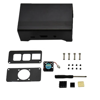 

Aluminum Alloy Protective Case With Cooling Fan Heatsink Kit For Raspberry Pi 3B