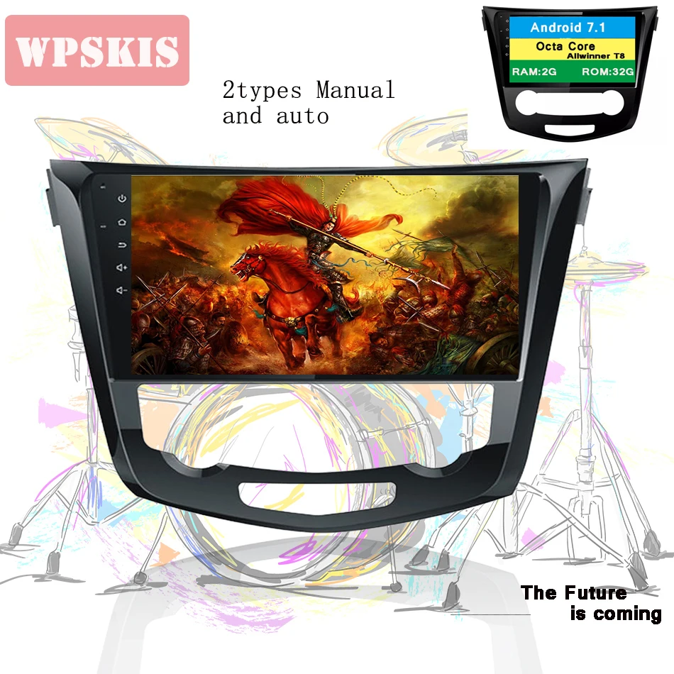 Flash Deal 10.1" 8 core Android 9.0 Car DVD Player GPS navigation for Nissan X-TRAIL Qashqai Dualis Rouge 2013 2014 2015 2016 2017 2018 4