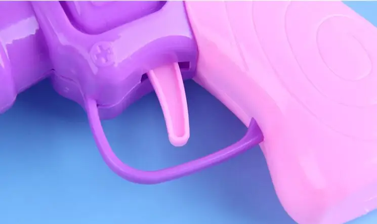 iWish Shooting Toy Elastic Table Tennis Gun Friction Power Kids Child Interest plastic Pistol Sports Hunting Toys For Children 4