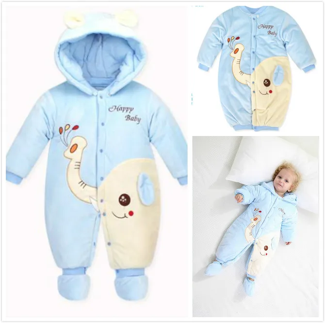 

Baby cotton elephant sleeping bag climbing suit
