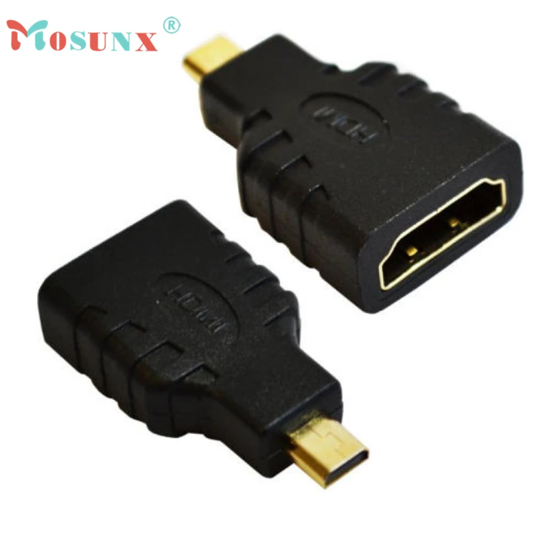 Cable Converter Adapter Micro Hdmi to Hdmi Connect to TV LCD HDTV