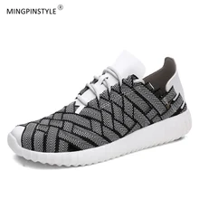 

Fashion 2018 Couples Casual Shoes Soft Hard-wearding Anti-Odor Hand-woven shoes 5 Colors Available Size 35-44