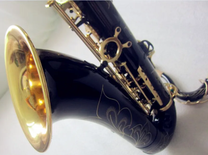 

Japan Yanagawa tenor saxophone Serie B flat musical instruments Saxophone Black gold key Professional With case Free Mouthpiece