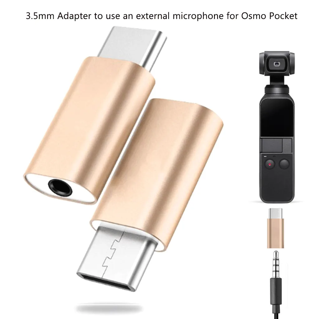 USB C адаптер TypeC до 3,5 мм аудио адаптер для внешнего микрофона Osmo карман для huawei P20 Pro Adaptador USB Tipo C L0528