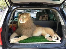 huge lovely lion toy plush simulaiton lying lion doll big creative lion toy birthday gift about 120x65cm
