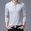 Hot Sell 2022 New Fashion Brand Clothing Polo Shirt Mens Long Sleeve Slim Fit Boys Mandarin Colla Polos Casual Men's Clothing ► Photo 3/6