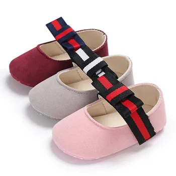 

2018 Fashion Baby Shoes Spring Summer Cute Patchwork Solid Kid Girl First Walkers Hot Sale Child Crib Shoes H1