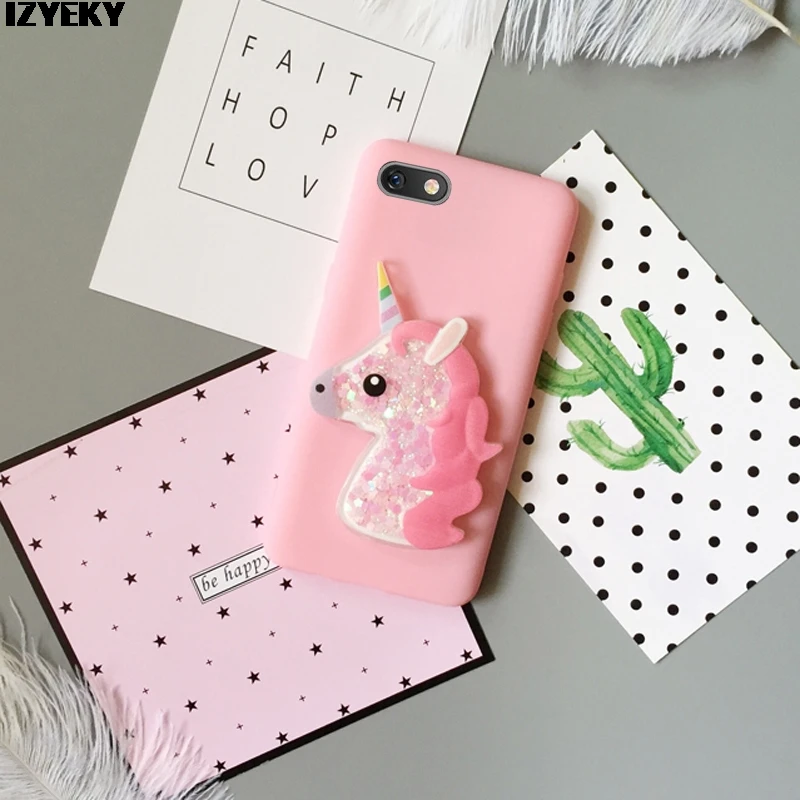 IZYEKY 3D cartoon animal plants Bear cactus cover for Huawei Y5 2018 (5.45 inch) Y5(2018) phone case For Huawei Y5 Prime 2018