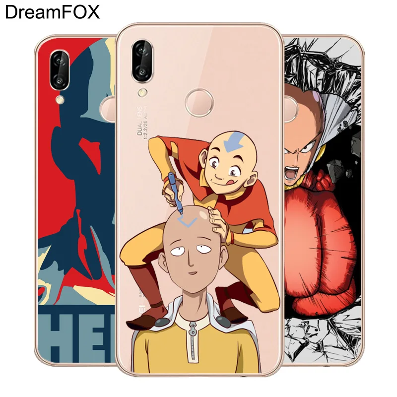 DREAMFOX N163 One Punch Man Мягкий ТПУ силиконовый чехол для Huawei Honor 6a 6C 7X9 10 P20 P30 Lite Pro P Smart |