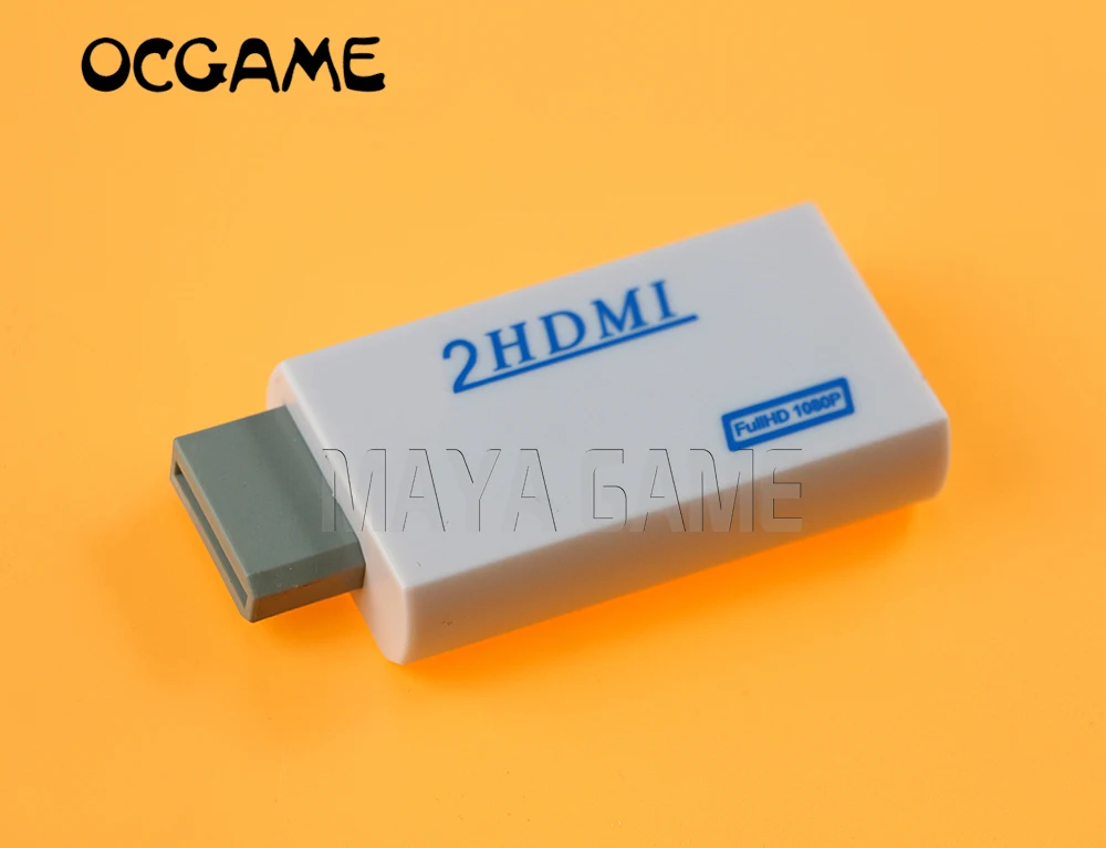  OCGAME Originale Per Wii a HDMI Wii2HDMI Convertitore Dell'adattatore 3.5mm Audio Uscita Video Full