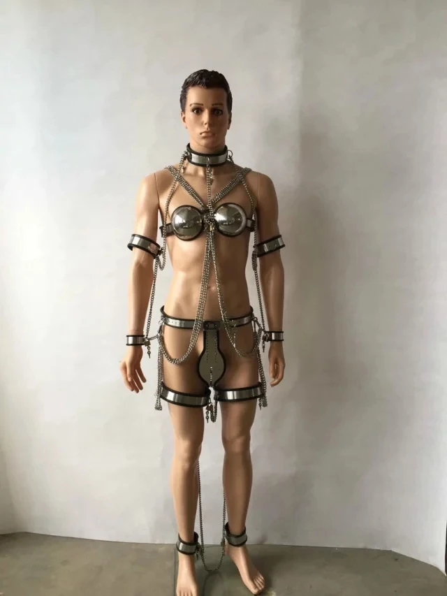 Male chastity femdom bondage