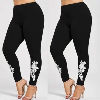 

Fengguilai Plus Size Basic Solid Plain Long Leggings L Xl 2xl 3xl
